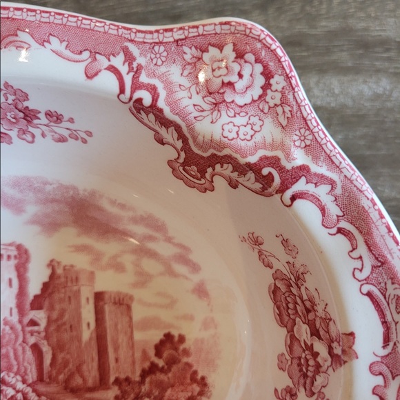 Johnson Bros Old Britain Castles, Pink Serving Bowl - Picture 8 of 8